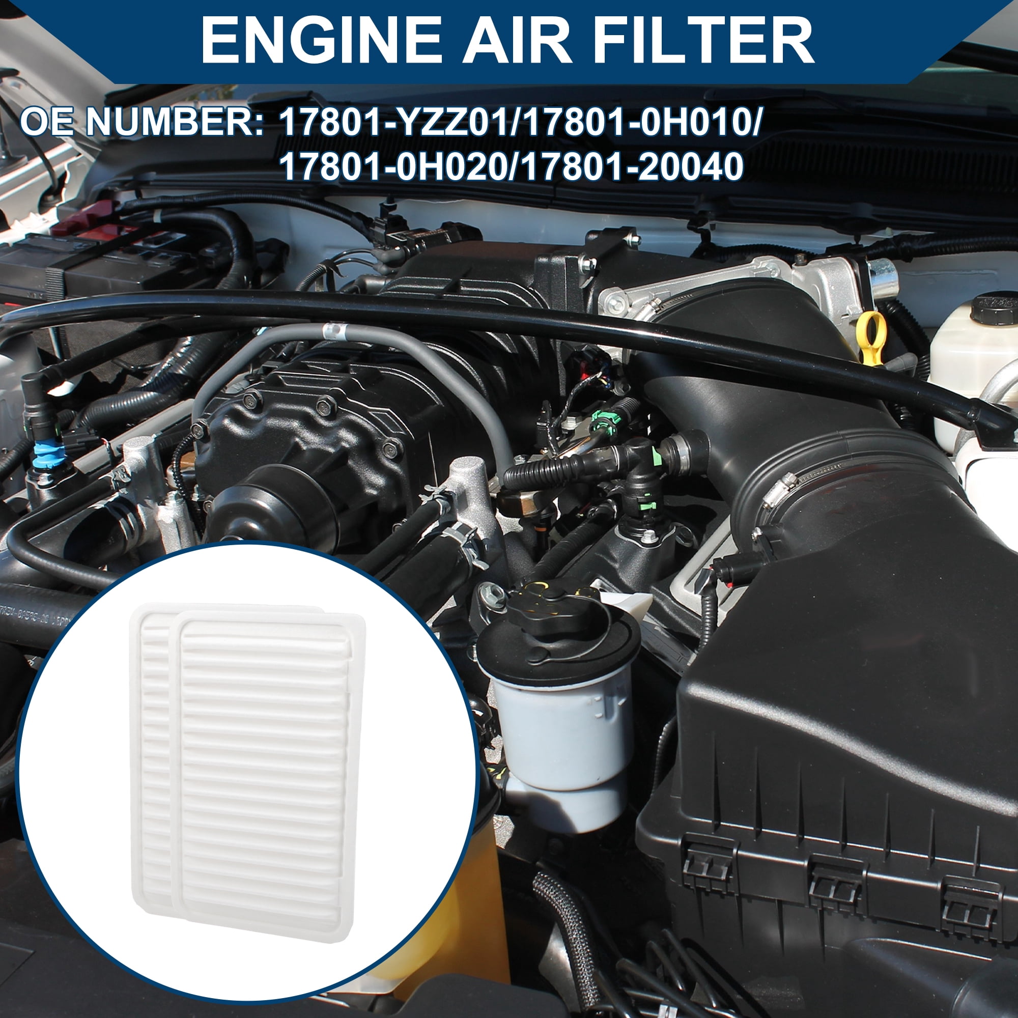 Automotive Air Cleaner Filter Element Sub Assy 17801-20040 17801-0h020 17801 -0h010 For Lexus 1997