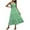 Green Womens Summer Dress, variant on USSUMA Womens Dresses Vacation, Women's Boho Summer Printed One Shoulder Maxi Long Dress Sleeveless Smocked Flowy Tiered Beach Party Maxi Dress Sundress