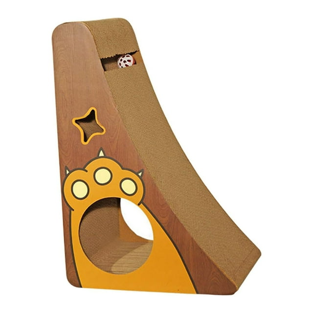 Almohadilla para rascar para gatos, cartón rascador para gatos, nido para gatos, juguetes de actividad de papel , almohadilla para rascar , Patrón de pata única