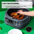 thumbnail image 4 of CRUX 17176 Grill w/Air Fryer, One Size, Matte Gray, 4 of 6