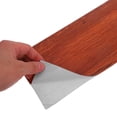 thumbnail image 3 of Minkissy 1 Rouleau de Ruban à Grain de Bois pour Décoration Murale Marron PVC, 3 of 6