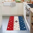 2x3ft Area Rug,Patriotic Independence Day Red White Blue Stripe Large ...