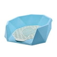 thumbnail image 1 of Inodoro para perros y gatos, lavabo grande para interiores y exteriores, soporte para almohadilla de entrenamiento con azul, 1 of 8