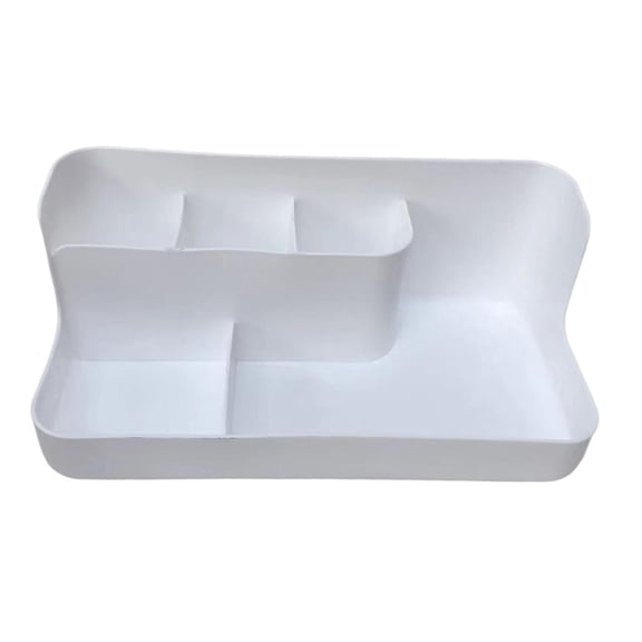 Nail Art Tool Storage Box Makeup Storage Rack Accessory Empty Durable Craft Organizer Cabinet for Office Supplies Sundries Storing Cosmetics White