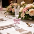 thumbnail image 4 of Steadier Wedding Toasts SomWiBe Bow Champagne Flute Glass, French Crystal Stemware for Engagements and Bridal Showers, 4 of 4