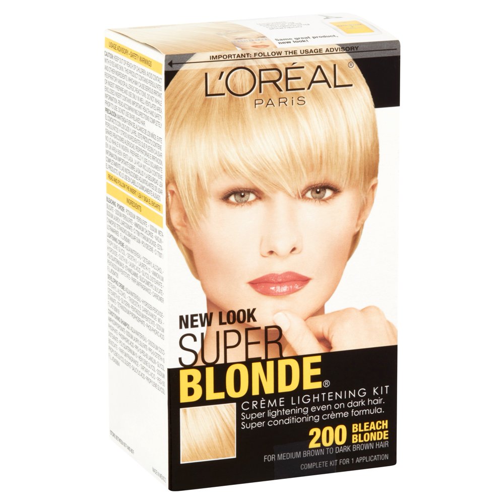 5 Pack L'Oreal Paris Super Blonde Creme Lightening Kit, 200 Bleach