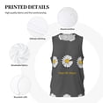 thumbnail image 3 of Sikiie Keep Life Simple Daisy Flower Basketball Jersey Reversible Men's Mesh Athletic Sports Shirts Training Practice S-4XLLarge, 3 of 6