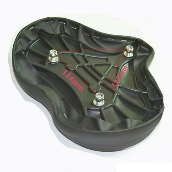 Anti Slip Exercise Cushion Anti Slip Bike Seat Anti Slip Bike Cushion Comfort Seat Cushion Black Color Enhanced Comfort Fangkenuo