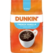 Dunkin' French Vanilla Flavored Ground Coffee, 18oz (Packaging May Vary)