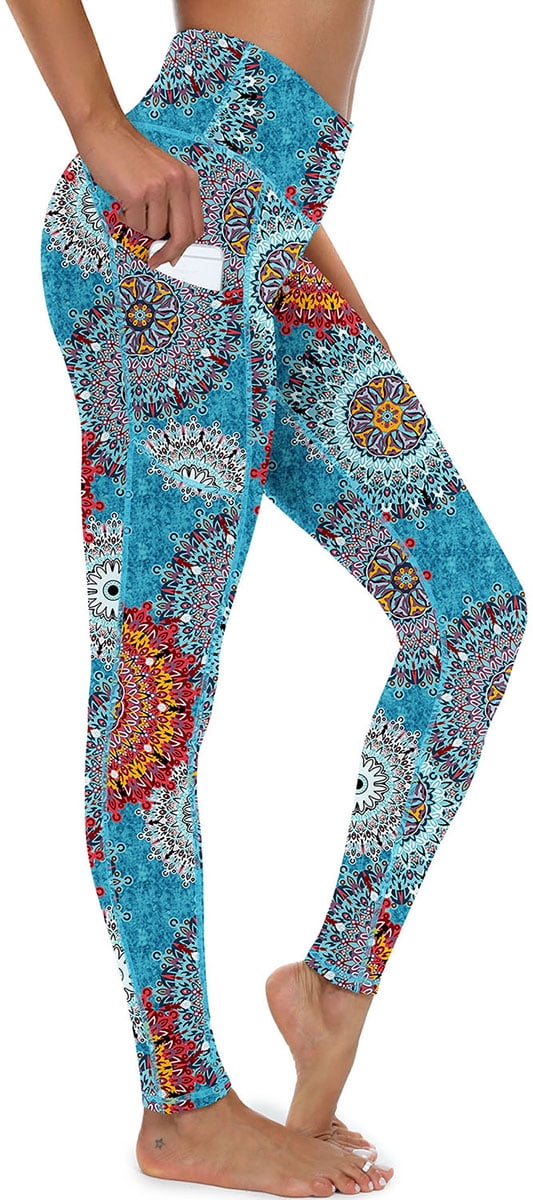 Novelty Workout Leggings High Waisted Yoga Pants for Women 4-Way Stretch Exercise Running Pants