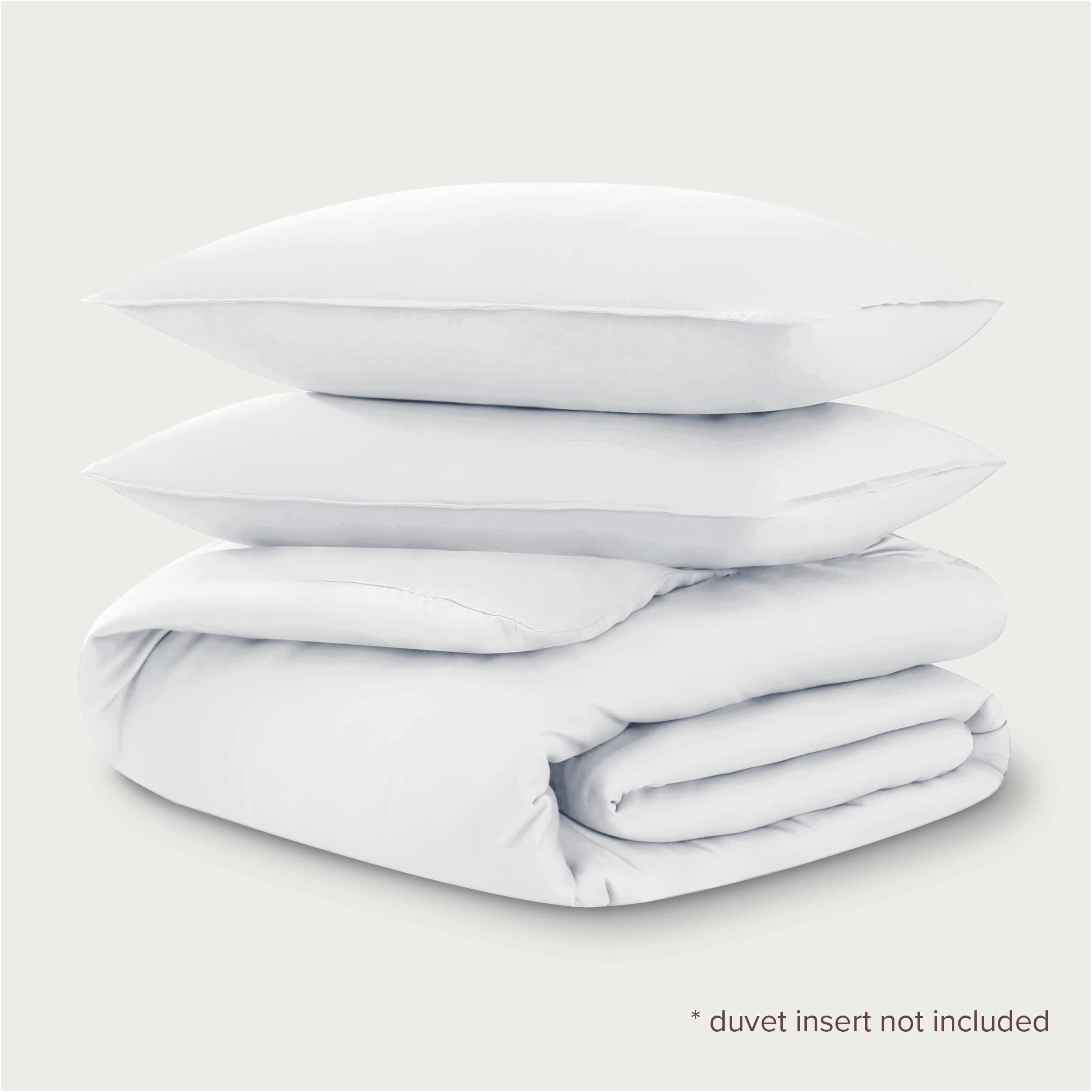 Bare Home TENCEL™ Duvet Cover Set - Lyocell derived from Eucalyptus - King/Cal King, White