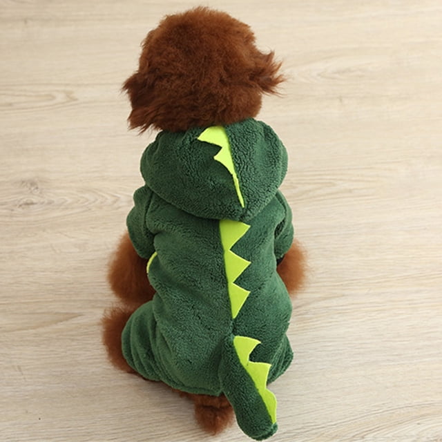 Pyjama pour Chiot Imprimé Vache, Combinaison d'Hiver Douce et Confortable pour Chiens, Doublée et Confortable
