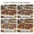 thumbnail image 7 of ODIKA 4'x6' Washable Area Rug Pet Friendly, Non-Shedding Ivory Vintage Oriental Burgundy Design Floral Medallions with Ornate Vine Border for Bedroom, Reading Nook, 7 of 7