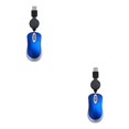 thumbnail image 2 of braveheart Computer for Ultra-lightweight Mouse Wired Optical 1000 DPI Universal Telescopic Retractable Gaming Mice for Kids Blue 2Set, 2 of 6