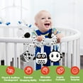 thumbnail image 3 of Baby Spiral Hanging Stroller and Car Seat Toys Black and White High Contrast Sensory Toy Newborn Plush Activity Toys for Bed Bassinet Crib Baby Carrier Gifts for 0 3 6 9 12 Months Girls Boys, 3 of 14