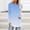 Light Blue, variant on Azrian Women's Fashion Hoodies & Sweatshirts,Women's Printed T-shirt Long Sleeves Blouse Round Neck Casual Tops