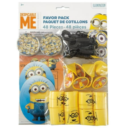 Despicable Me Minions Party Favors for 8, 48pc