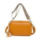 thumbnail image 1 of Bolso bandolera pequeño de PU de gran capacidad para niñas con un solo hombro. Amarillo terroso, 1 of 5
