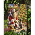 thumbnail image 3 of Wirehaired Pointing Griffon and Santa Claus Garden Flag, 3 of 5