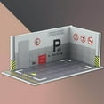 thumbnail image 1 of 1:32 Parking Lot Model Car Diecast Display 1/32 Model Scene Underground Scene Car Garage for Diorama Collection Background 32008 Gray, 1 of 5