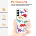 thumbnail image 5 of Dinosaur Collage Clear Case for Samsung Galaxy S22,Aesthetic Art Design Case for Men Women,Unique Trendy Transparent TPU Bumper Case Cover, 5 of 5