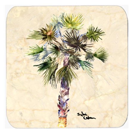 

Carolines Treasures 8481-FC Palm Tree Foam Coasters - Set 4- 3.5 x 3.5 In.