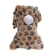 thumbnail image 3 of Dog Warm Dog Plush Clothes 4 Leg Wear Buttons Rainbow Printed Warm Winter Hooded Outerwear of Animals Wrap, 3 of 5