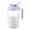 Purple, variant on GOSCHE Breast Milk Pitcher,Wide Mouth Glass Mason Jar Pitcher with Green Flip Cap Lid and Pour Spout, Airtight Seal for Freshness and Safe Milk, 32oz