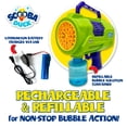 thumbnail image 4 of Pistola de burbujas Scooba Duck Hyper Bubbles recargable por USB, 4 of 7