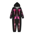 thumbnail image 4 of CLOISE Family Pajamas Matching Sets Skeleton One-Piece Sleepwear for Kids 9T Little Boys Hooded Zip up Pajamas Comfort Long Sleeve Jumpsuit Funny Halloween Outfits Fall Black, 4 of 4