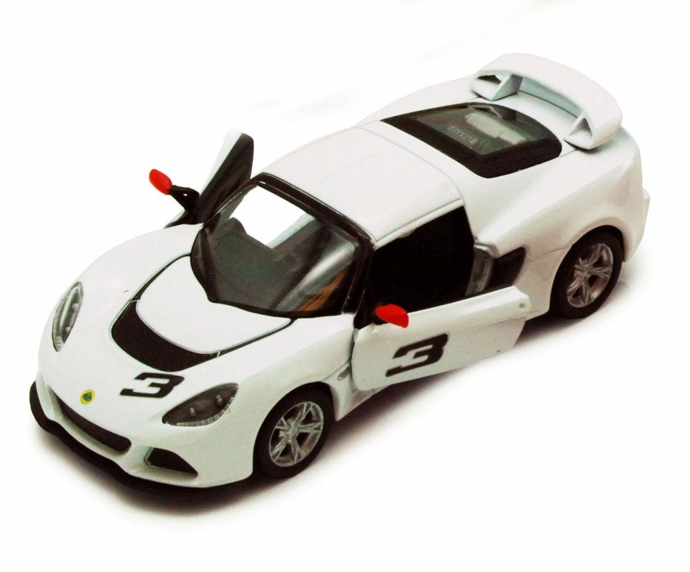 2012 Lotus Exige S AUTO SPORTIVA MODELLO DA COLLEZIONE VERDE/ARGENTO circa 1:32 merce nuova Kinsmart 