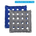 thumbnail image 3 of Uxcell Inflatable Seat Cushion, Portable Air Chair Cushions Square Seat Pad, Blue Gray 2 Pack, 3 of 6