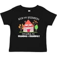 thumbnail image 3 of Inktastic Book My Reservation I'm Going to Grandma and Grandpa's Boys or Girls Baby T-Shirt, 3 of 5