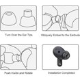 thumbnail image 3 of Ear Tips Compatible With Lg Tone Free Fp9 6 Pairs S/m/l Sizes Replacement Soft Silicone Earbuds Tips Eartips Compatible With Lg Tone Free Fp5 Fp8 Fp9, 3 of 4