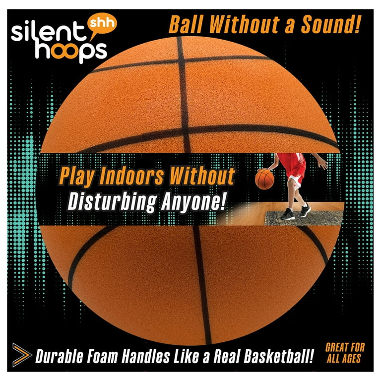 Supreme Silent Hoops Basketball, Premium Foam, Standard Size
