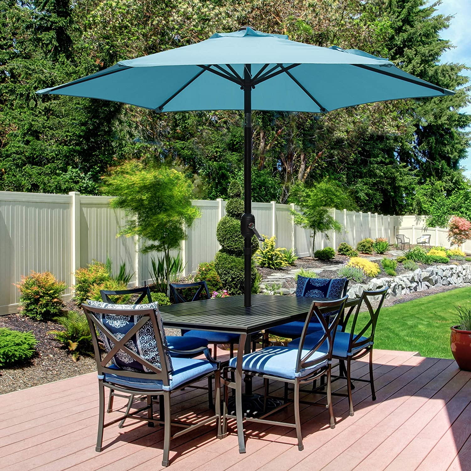 LAUREL CANYON 9ft Patio Umbrella Outdoor Umbrella Market Table