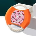 thumbnail image 3 of Hello Kitty Pet Flying Disc, Durable Outdoor Dog Toy, Soft Frisbee Dog Toy for Throwing & Fetching, Gift for Dog Dads Orange, 3 of 5