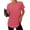 Red, variant on Rosvigor Womens Workout Tops V Neck Short Sleeve Tee Shirts Comfy Athletic Shirts Loose Activewear Tops for Gym Running Yoga