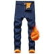 thumbnail image 2 of Pantalones vaqueros de invierno for hombre con forro polar, elásticos y térmicos, de corte regular for clima frío., 2 of 7