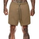 thumbnail image 1 of Eigraketly Pantalones deportivos de verano con bolsillo para teléfono, pantalones cortos de entrenamiento, atletas de secado rápido, entrenamiento Uniforme atlético Caqui L Eigraketly OD028532-04, 1 of 6