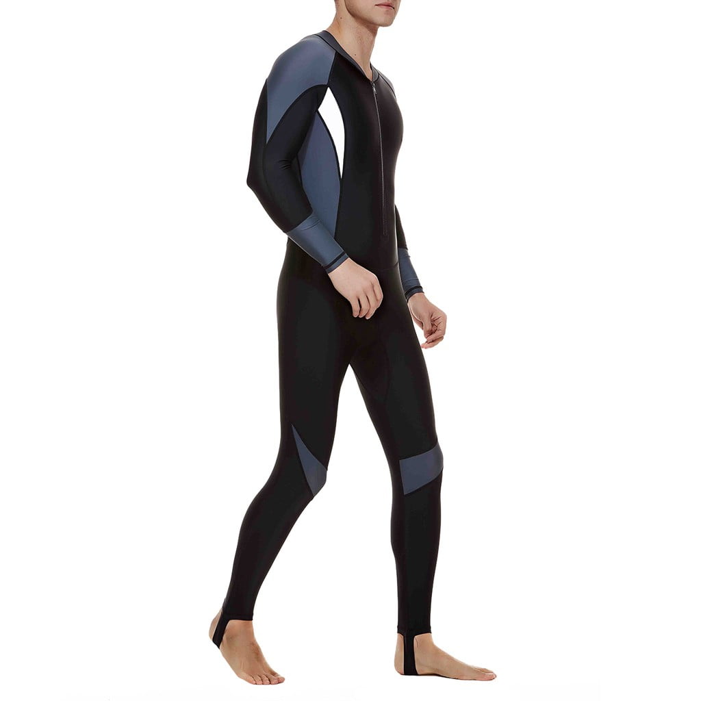 NARABB Men's Stretch Full Body Wetsuit Surf Swimsuit Jumpsuit Diving