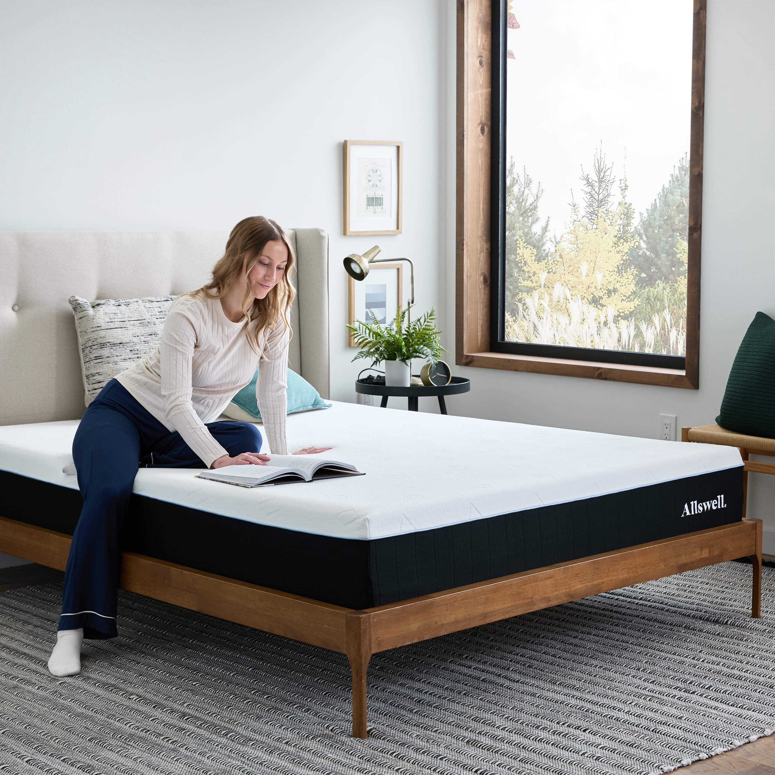 Allswell 10” GlacierRest Cooling Fabric + Gel-infused Memory Foam Mattress, Full