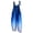 Blue, variant on Womens Pants Casual Summer Sleeveless Gradient Color Jumpsuit Ladies Loose Long Playsuits Romper