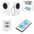 thumbnail image 2 of 2 USB Ports Cooling Fan Stand For Xbox Series S USB External Cooler Dual High Speed Console Cooler Fan Base With LED Indicator, 2 of 5