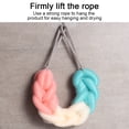 thumbnail image 4 of 3 Packs Long Stretch Back Sponge with Rope Shower Mesh Sponge Exfoliating Body Scrub Loofah for Men Women, 4 of 5