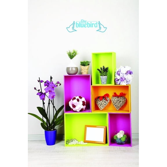 Custom Decals The Bluebird Wall Art Size: 12 X 30 Inches Color: Multi