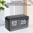 thumbnail image 4 of Retro Flip Clock, Multifunctional Innovative Mechanical Flip Desk Clock for Home and Office Decorations ABS Material 25x13.8cm, 4 of 7