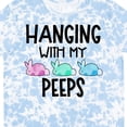 thumbnail image 4 of Inktastic Easter Hanging with My Peeps Pastel Bunnies T-Shirt, 4 of 5
