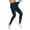 Navy, variant on biudgviw Compression Pants for Men Seamless Elastic Waisted Running Tights Yoga Leggings Stretch Athletic Workout Gym Pants