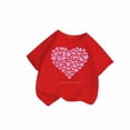 thumbnail image 1 of Posijego T-Shirts de la Saint-Valentin pour Tout-Petits Garçons Filles Mignons avec Cœur Graphique T-Shirts Enfants Manches Courtes Hauts, 1 of 5
